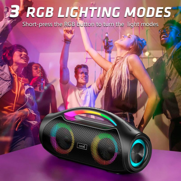 Altavoz Música Universal Bluetooth Marca COOL Unique (30W) Negro M 3