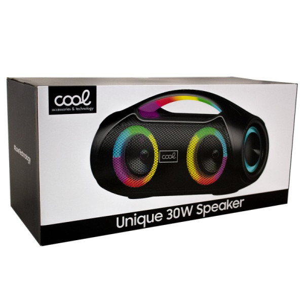 Altavoz Música Universal Bluetooth Marca COOL Unique (30W) Negro M 10