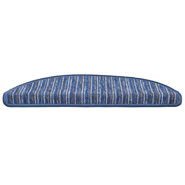Alfombras autoadhesivas para escaleras 15 pcs Azul M 5