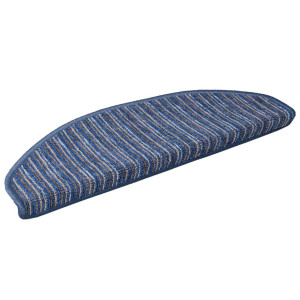 Alfombras autoadhesivas para escaleras 15 pcs Azul H