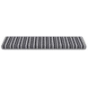 Alfombras autoadhesivas para escaleras Rayado 15 pcs Gris 5