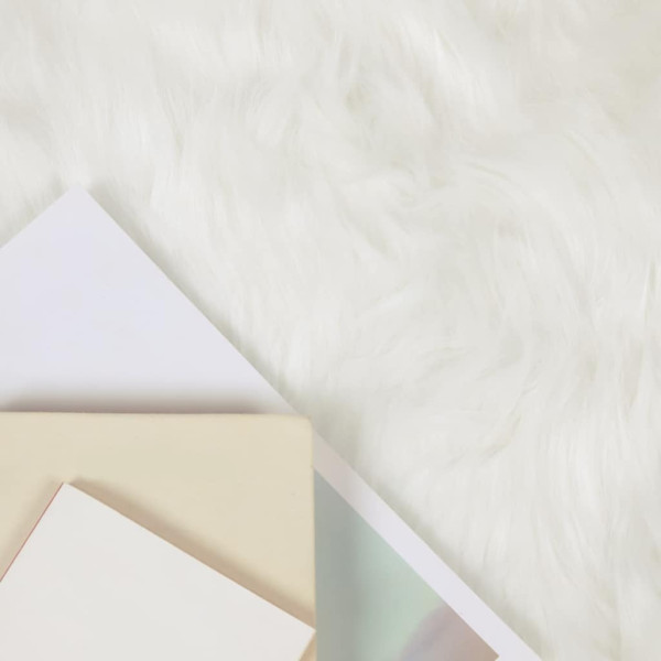 Alfombra de Piel de Oveja Falsa 160 x 160 cm Poliéster M 2