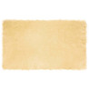 Alfombra de Piel de Oveja Falsa Crema 100 x 200 cm Poliéster 1