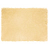 Alfombra de Piel de Oveja Falsa Crema 200 x 140 cm Poliéster 1