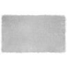 Alfombra de Piel de Oveja Falsa Gris 200 x 100 cm Poliéster 1