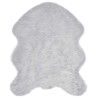 Alfombra de Piel de Oveja Falsa Gris 50 x 80 cm Poliéster 1