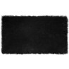 Alfombra de Piel de Oveja Falsa Negro 100 x 200 cm Poliéster 1
