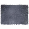 Alfombra de Piel de Oveja Falsa Antracita 120 x 170 cm 1