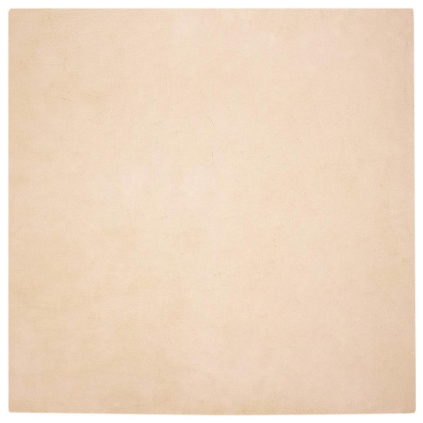 Alfombra de Piel Sintética de Conejo Beige 200 x 200 cm D