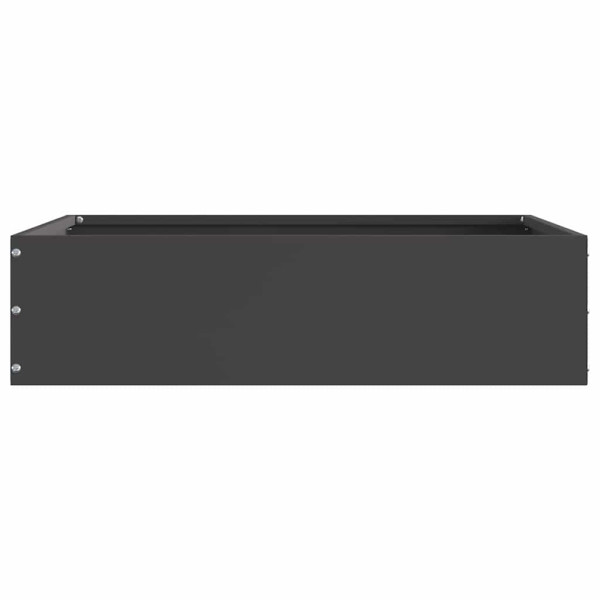 Borde de Césped 6 pcs Negro 50 x 50 x 13 cm Acero M 4