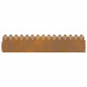 Borduras para césped 20 pcs Oxidado 103 x 0.05 x 22 cm 2