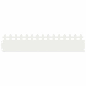 Borduras para césped 10 pcs 103 x 0.05 x 22 cm Acero H