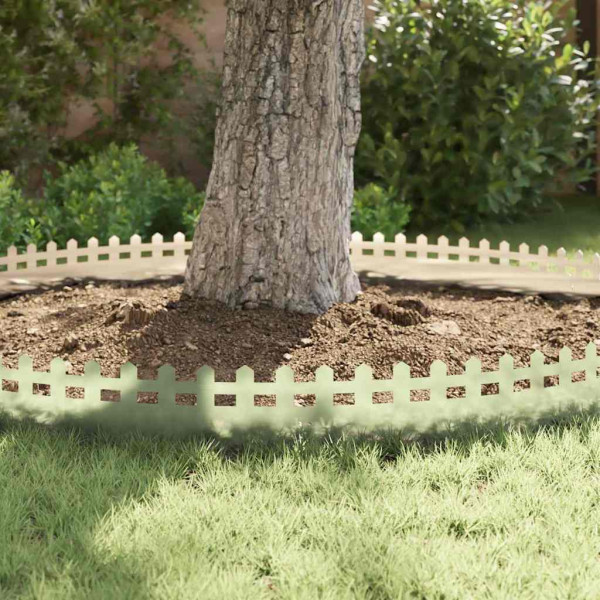 Borduras para césped 30 pcs Plateado 103 x 0.05 x 22 cm M 5