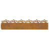 Borduras para césped 20 pcs Oxidado 103 x 0.05 x 22 cm 2