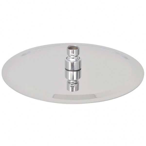 Cabezal de ducha redondo efecto lluvia acero inoxidable 25 cm M 4