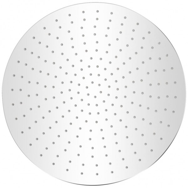 Cabezal de ducha redondo efecto lluvia acero inoxidable 40 cm M 3
