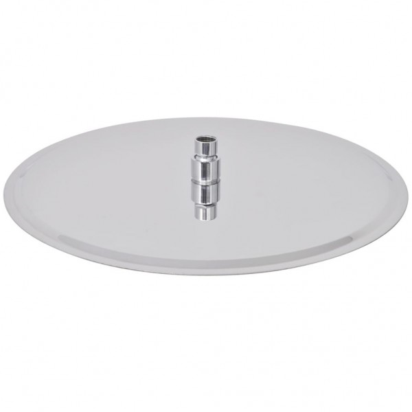 Cabezal de ducha redondo efecto lluvia acero inoxidable 40 cm M 4