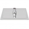 Cabezal de ducha cuadrado efecto lluvia acero inoxidable 20x20 4