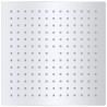 Cabezal de ducha cuadrado efecto lluvia acero inoxidable 25x25 3