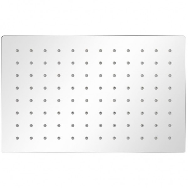 Cabezal de ducha efecto lluvia acero inoxidable 20x30 cm M 3