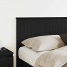 Cabecero con cabecera Roble Negro 150 cm Madera contrachapada 3