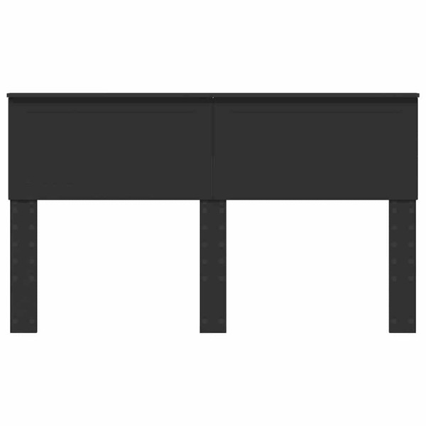 Cabecero con cabecera Roble Negro 150 cm Madera contrachapada M 4