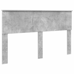 Cabecero con cabecera Gris Concreto 150 cm Madera contrachapada H