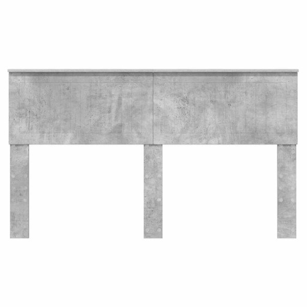 Cabecero con cabecera Gris Concreto 150 cm Madera contrachapada M 4