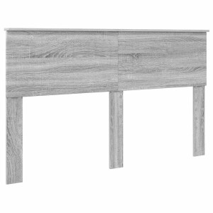 Cabecero con cabecera Gris Sonoma 150 cm Madera contrachapada H