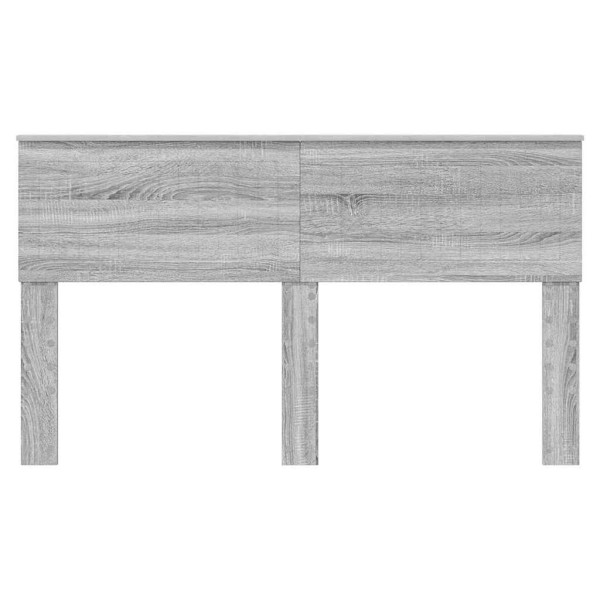 Cabecero con cabecera Gris Sonoma 150 cm Madera contrachapada M 4