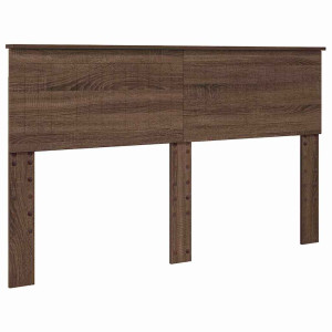 Cabecero con cabecera Roble Marrón 150 cm Madera contrachapada H