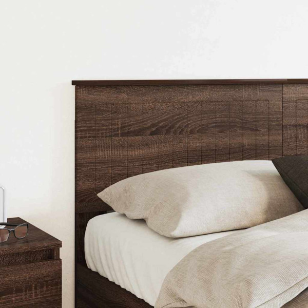 Cabecero con cabecera Roble Marrón 150 cm Madera contrachapada M 3