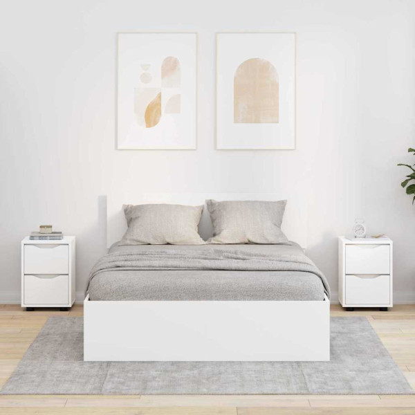 Mesas de noche 2 pcs 30.5 x 30 x 43 cm Madera contrachapada D