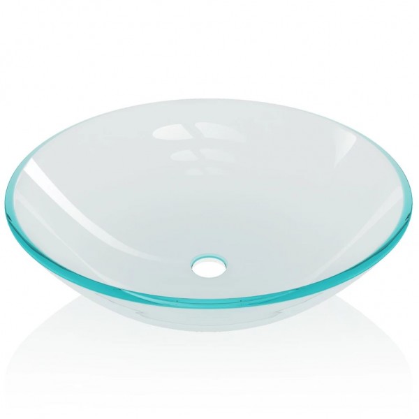 Lavabo vidrio templado transparente 42 cm M 3