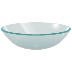 Lavabo de vidrio templado 42 cm esmerilado H