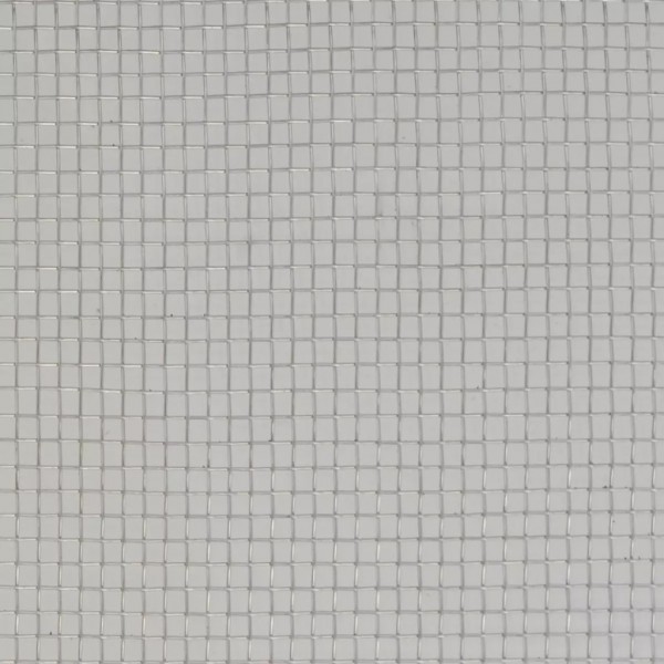 Malla mosquitera de acero inoxidable plateada 100x500 cm M 2