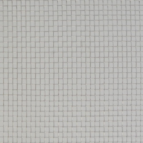 Malla mosquitera de acero inoxidable plateada 100x1000 cm M 2