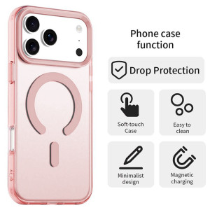 Carcasa COOL para iPhone 17 Pro Max Magnética Colorful Rosa H