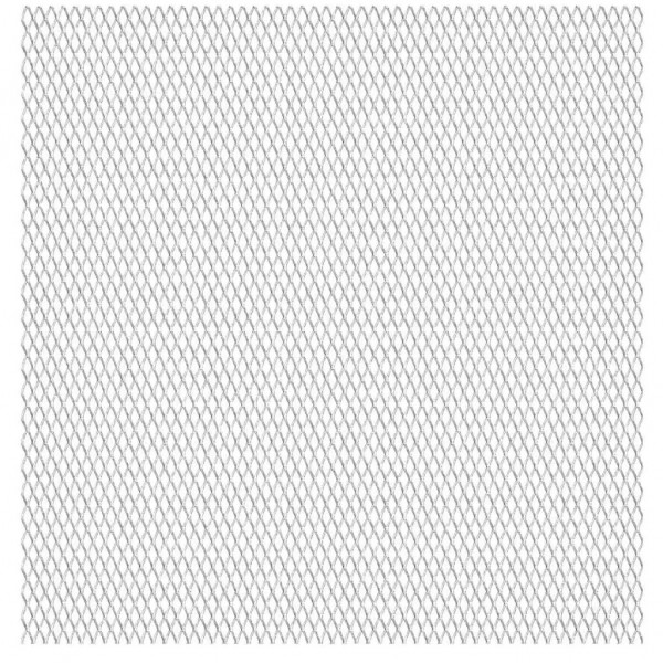 Valla alambrada jardín acero inoxidable 50x50 cm 30x17x2.5 mm D