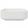 Lavabo cuadrado de cerámica blanco 39x39x13.5 cm 2