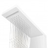 Sistema de panel de ducha aluminio blanco mate 4
