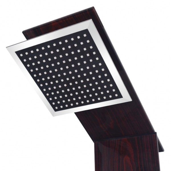 Sistema de coluna de duche vidro castanho M 5