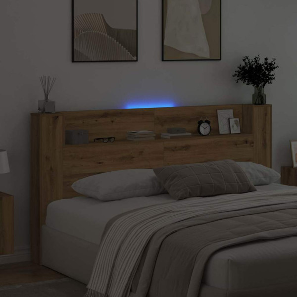 Cabecero de armario Roble artesanal 200 x 15 x 103.5 cm M 4