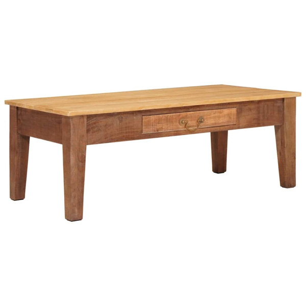 Mesa de Café Marrón 110 x 55 x 40 cm Madera de mango maciza D
