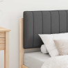 Estructura de Cama con Cabecera Tapizada Gris oscuro 3