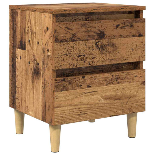 Mueble de cama con cajón Madera Vieja 40 x 35 x 50 cm M 2