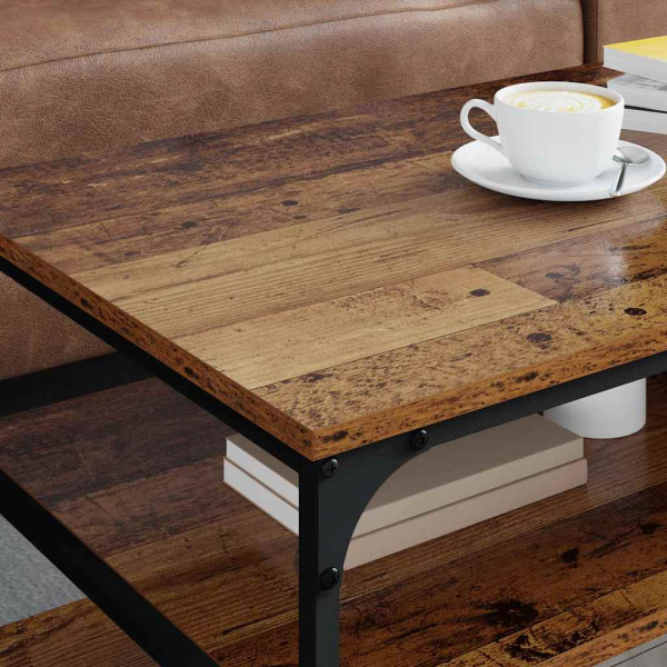 Mesa de Café Madera Vieja 100 x 50 x 45 cm Madera contrachapada M 4