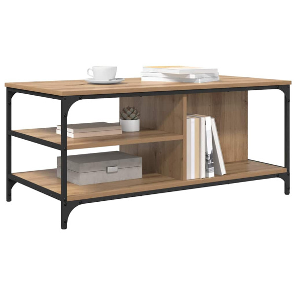 Mesa de Café Roble artesanal 100 x 50 x 45 cm M 3