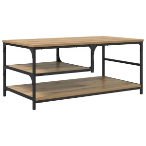 Mesa de Café Roble artesanal 90 x 49 x 40 cm H