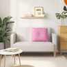 Cojín de Espalda Rosa 60 x 19 x 50 cm tela 4